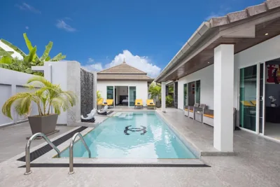 3BR Villa Marine with Private Pool, Waterfalls in NaiHarn Beach – 사진 13