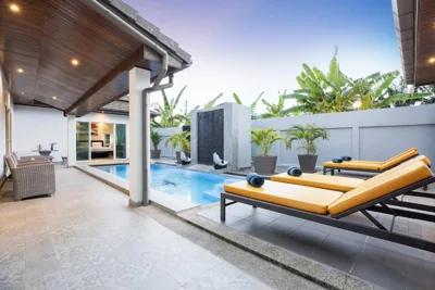 3BR Villa Marine with Private Pool, Waterfalls in NaiHarn Beach – 사진 15