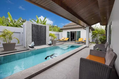 3BR Villa Marine with Private Pool, Waterfalls in NaiHarn Beach – 사진 16